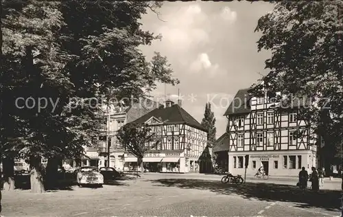 Peine Markt Fachwerkhaeuser Kat. Peine