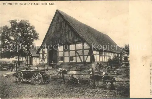 Bueckeburg Bauernhaus Koppel Wagen Kat. Bueckeburg