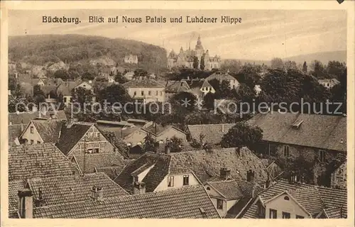 Bueckeburg Neues Palais und Luhdener Klippe Kat. Bueckeburg