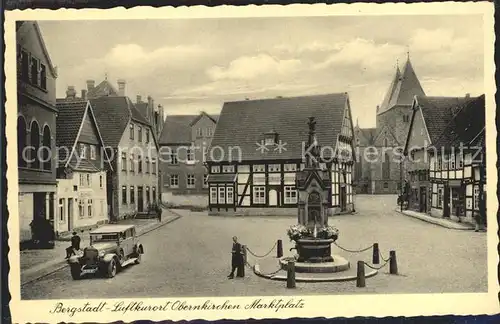 Obernkirchen Marktplatz Bergstadt Luftkurort Kat. Obernkirchen