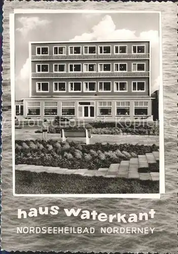 Norderney Nordseebad Haus Waterkant Kat. Norderney