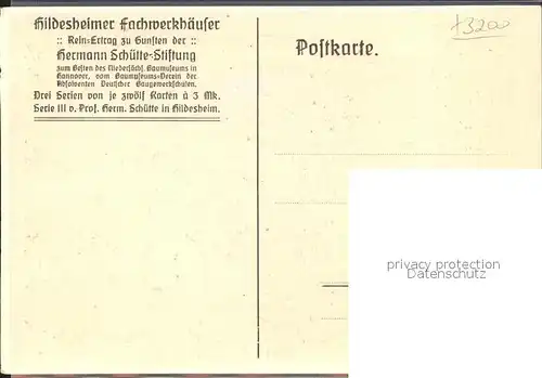 Hildesheim Schluss der symbol Darstellung des Schlachterfrieses auf der Schwelle des vorgekragten Obergeschosses Zeichnung Kat. Hildesheim