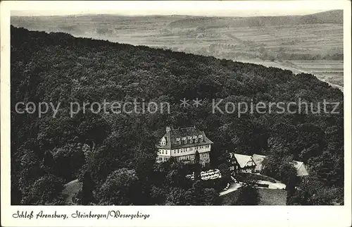 Ahrensburg Schloss Fliegeraufnahme Kat. Ahrensburg