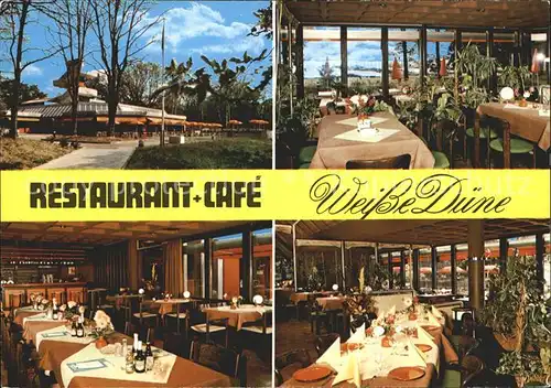 Neustadt Ruebenberge Restaurant Cafe Weisse Duene Kat. Neustadt am Ruebenberge
