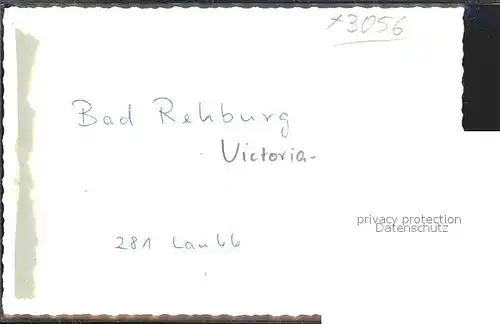 Bad Rehburg Victoria Luise Stiftung Kat. Rehburg Loccum