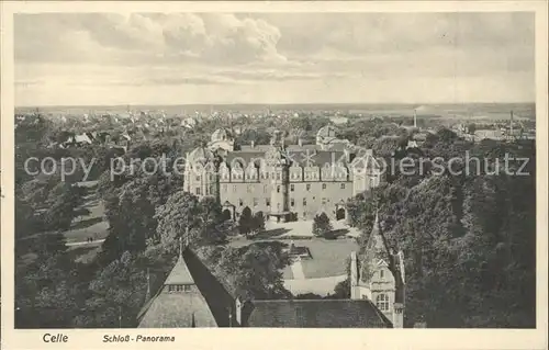 Celle Niedersachsen Schloss Panorama Kat. Celle