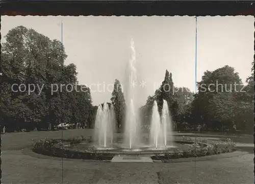 Stadthagen Park Wasserspiele Kat. Stadthagen