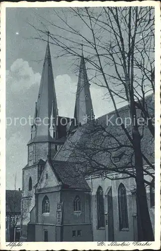 Alfeld Leine St Nicolai Kirche Kat. Alfeld (Leine)