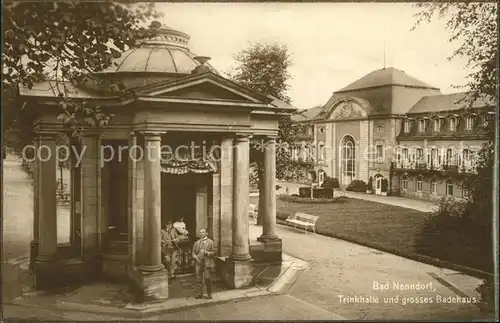 Bad Nenndorf Trinkhalle grosses Badehaus  Kat. Bad Nenndorf