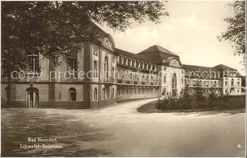 Bad Nenndorf Schwefel Badehaus  Kat. Bad Nenndorf