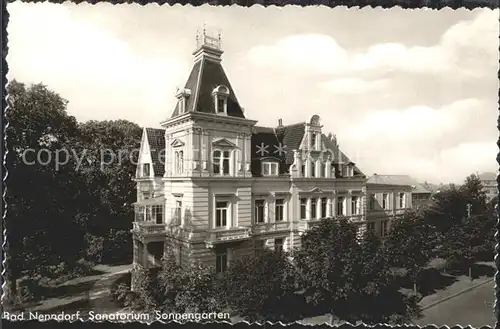 Bad Nenndorf Sanatorium Sonnengarten  Kat. Bad Nenndorf