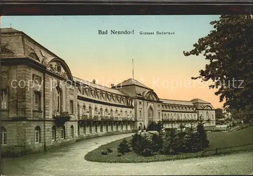 Bad Nenndorf Grosses Badenhaus Kat. Bad Nenndorf