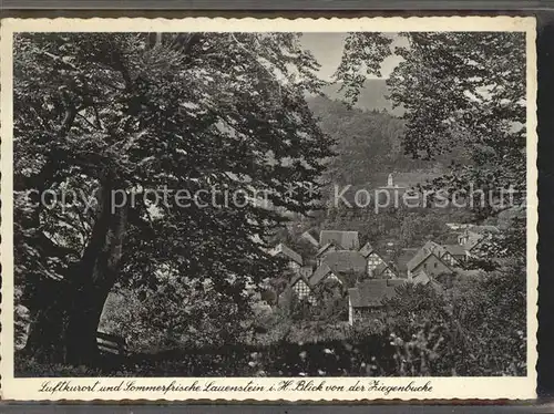 Lauenstein Salzhemmendorf Blick von der Ziegenbuche  / Salzhemmendorf /Hameln-Pyrmont LKR