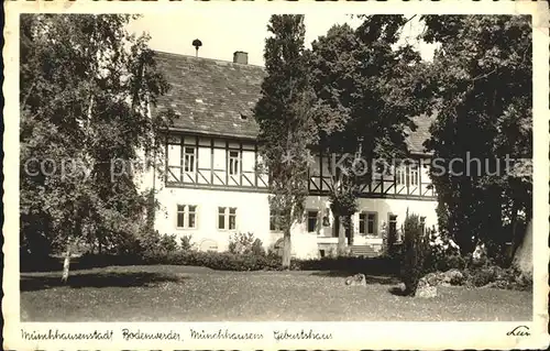 Bodenwerder Muenchhausens Geburtshaus Kat. Bodenwerder