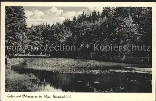 Gruenenplan Glasebachteich Kat. Delligsen