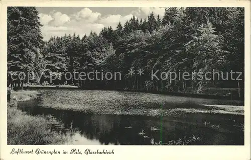 Gruenenplan Glasbachteich Kat. Delligsen