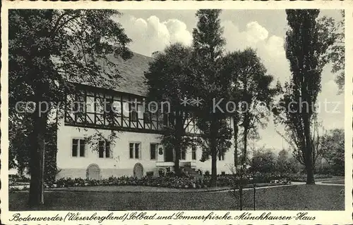 Bodenwerder Muenchhausen Haus  Kat. Bodenwerder