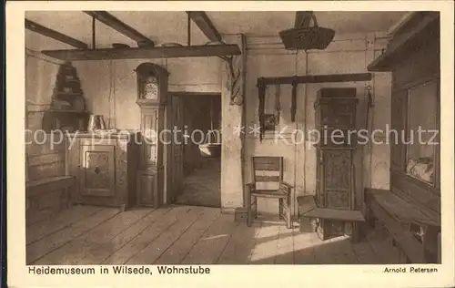 Wilsede Lueneburger Heide Heidemuseum Wohnstube / Bispingen /Soltau-Fallingbostel LKR