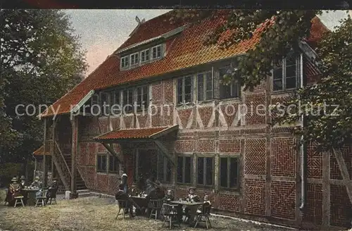 Wilsede Lueneburger Heide Gasthof zum Heidemuseum / Bispingen /Soltau-Fallingbostel LKR