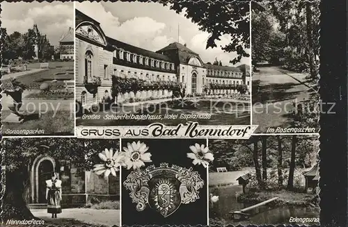 Bad Nenndorf Grosses Schwefelbadehaus Im Rosengarten Sonnengarten Kat. Bad Nenndorf