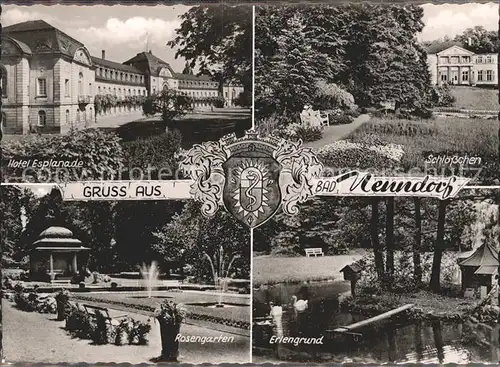 Bad Nenndorf Hotel Esplanade Rosengarten Schloesschen Erlengrund Kat. Bad Nenndorf