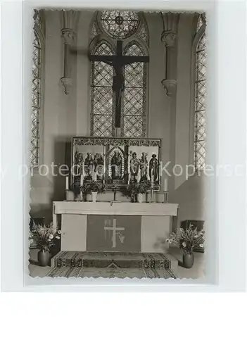 Delligsen Evangelische Kirche Altar Kat. Delligsen