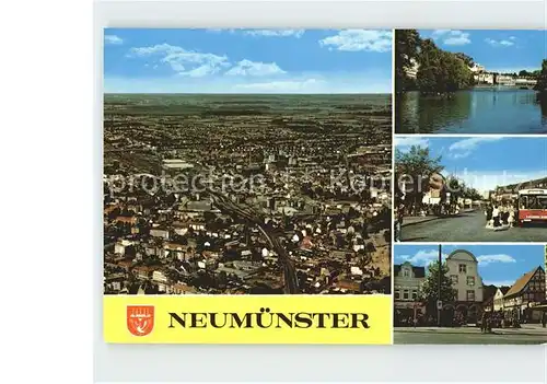 Neumuenster Schleswig Holstein Fliegeraufnahme Stadt Kat. Neumuenster