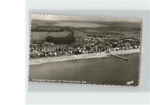 Niendorf Ostseebad Hemmelsdorfer See Fliegeraufnahme Kat. Timmendorfer Strand