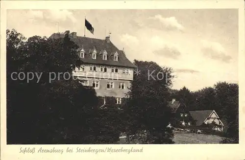 Steinbergen Schloss Arensburg Kat. Rinteln