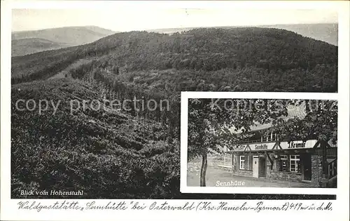 Osterwald Elze Gasthaus Sennhuette Kat. Salzhemmendorf