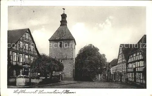 Lauenstein Salzhemmendorf Marktplatz mit Kirche / Salzhemmendorf /Hameln-Pyrmont LKR