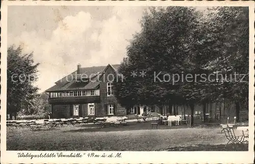 Osterwald Elze Waldgaststaette Sennhuette Kat. Salzhemmendorf