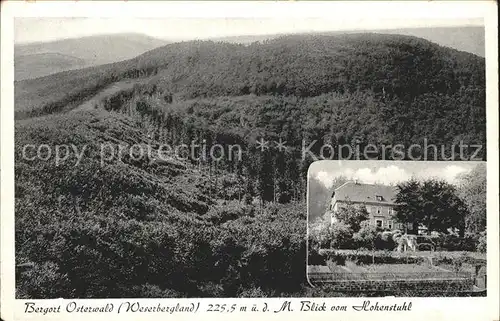 Osterwald Elze Fliegeraufnahme Gaststaette Osterwald Kat. Salzhemmendorf