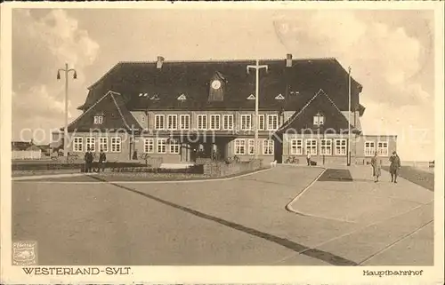 Westerland Sylt Hauptbahnhof Kat. Westerland