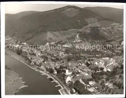 Ruehle Oberweser Fliegeraufnahme Kat. Bodenwerder