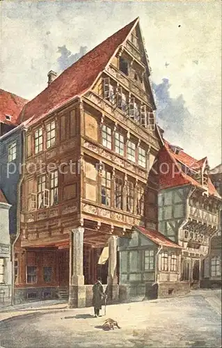 Hildesheim Pfeilerhaus Andreasplatz Kat. Hildesheim