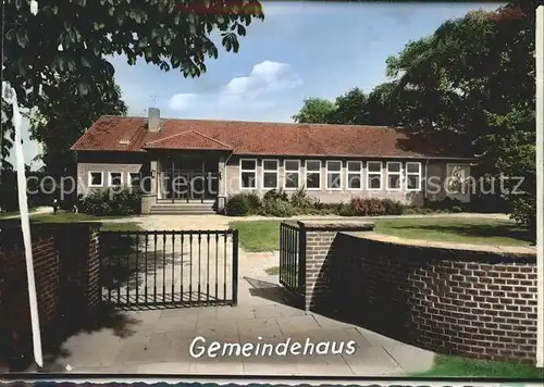 Wittingen Niedersachsen Gemeindehaus Kat. Wittingen