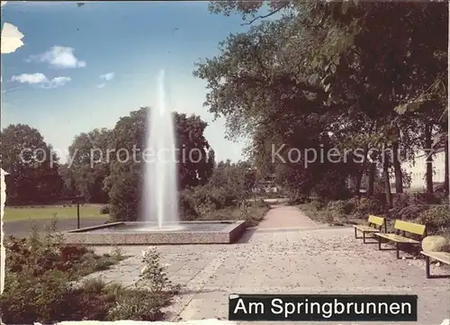 Wittingen Niedersachsen Springbrunnen Kat. Wittingen