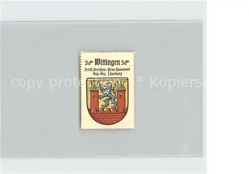 Wittingen Niedersachsen Wappen Kat. Wittingen