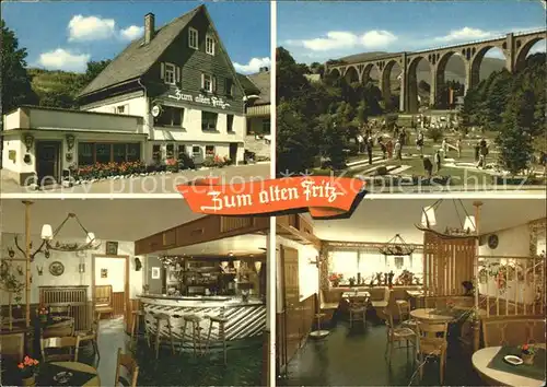 Willingen Sauerland Altdeutsche Bierstube Zum alten Fritz Bruecke  Kat. Willingen (Upland)