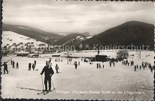 Willingen Sauerland Kleiner Skilift Liftgaststaette  Kat. Willingen (Upland)