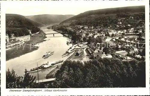 Karlshafen Bad Oberweser  Dampfschifffahrt Kat. Bad Karlshafen