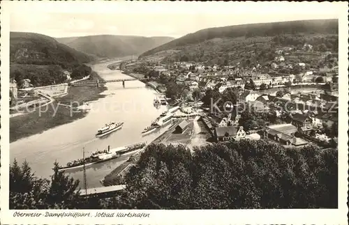 Karlshafen Bad Oberweser  Dampfschifffahrt Kat. Bad Karlshafen