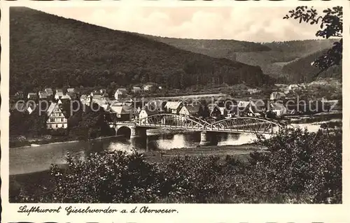 Gieselwerder Bruecke Kat. Oberweser