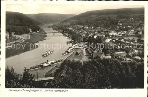 Karlshafen Bad Oberweser  Dampfschifffahrt Kat. Bad Karlshafen