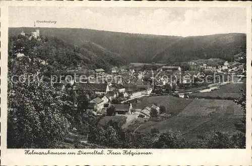 Helmarshausen Diemeltal Kruckenburg Kat. Bad Karlshafen