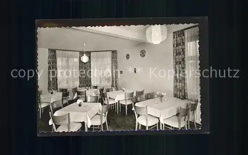 Korbach Hotel Restaurant Hofbraeustuben Speiseraum Kat. Korbach