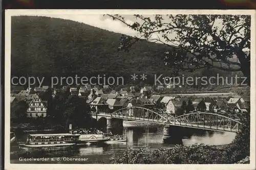 Gieselwerder Sommerfrische Gieselwerder Kat. Oberweser