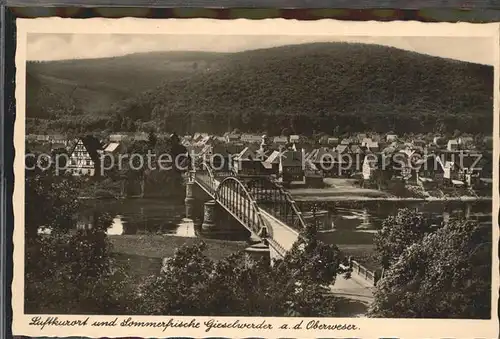 Gieselwerder Gasthaus und Sommerfrische Becker Kat. Oberweser