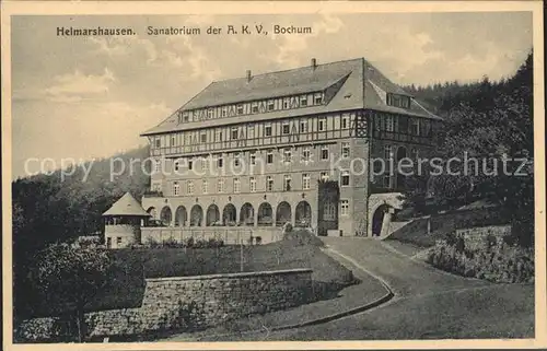 Helmarshausen Sanatorium Kat. Bad Karlshafen